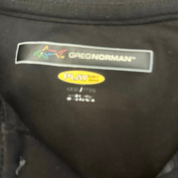 Greg Norman Gray / Black Striped Polo XXL - Picture 3 of 5